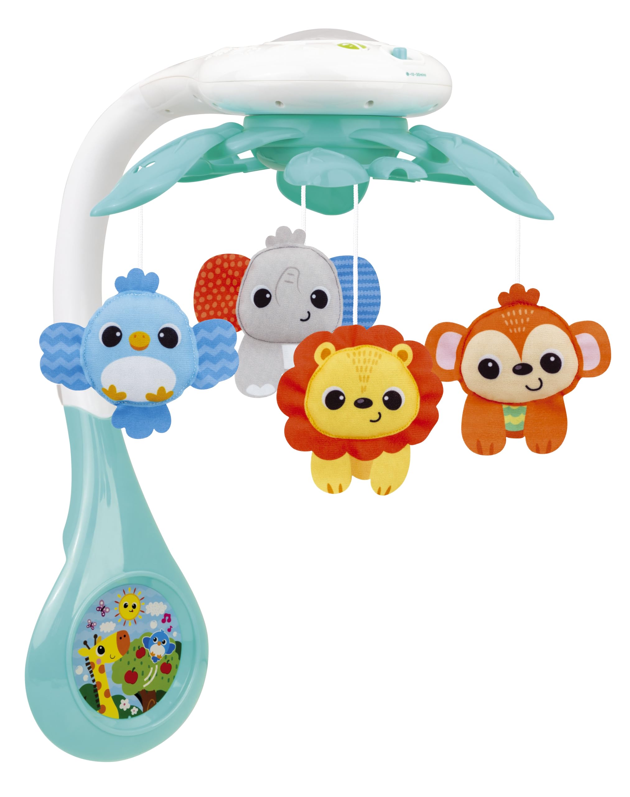 Baby Crib Mobile with Relaxing Music. Includes Ceiling Light