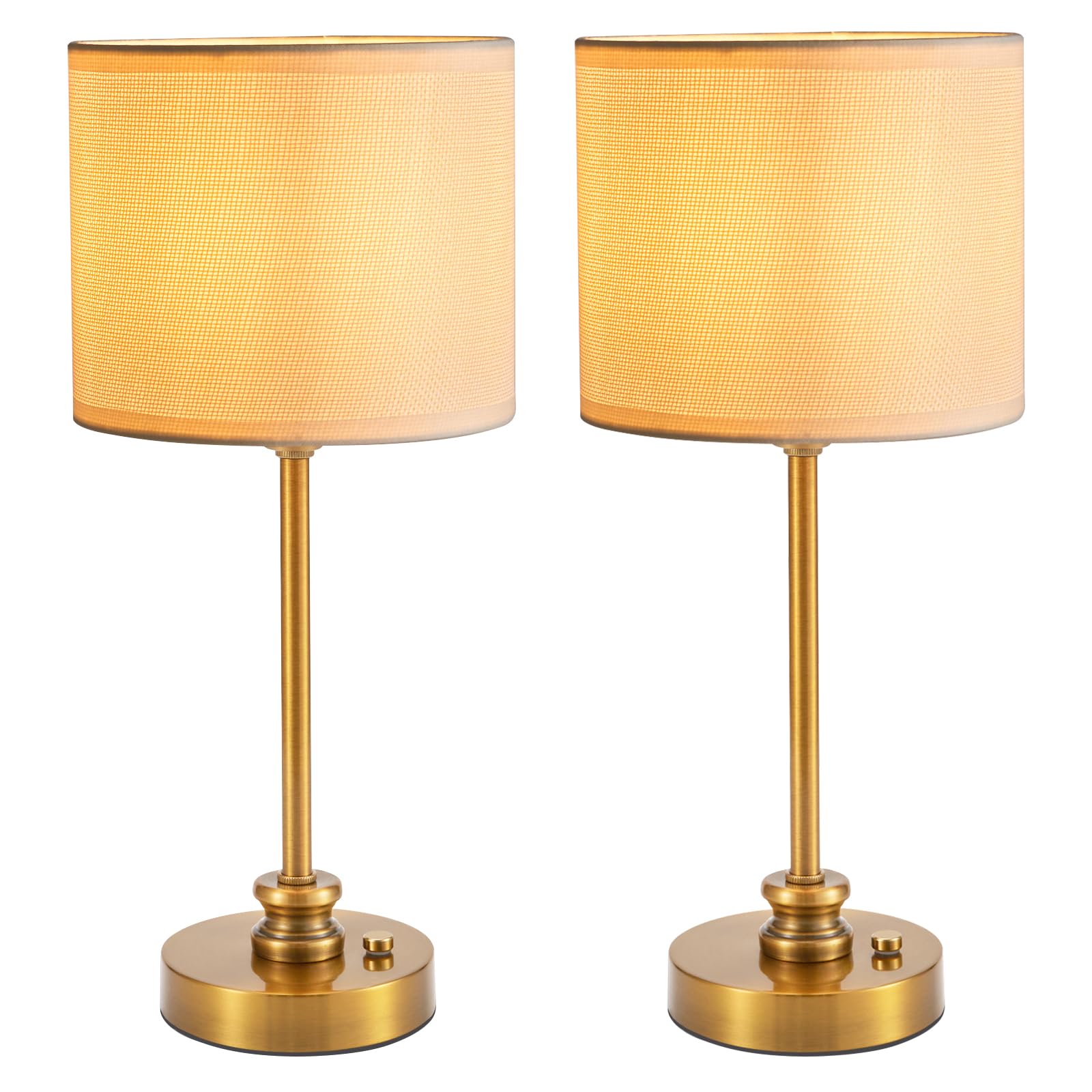 2 Pack Cordless LED Table Lamps, 5200mAh Rechargeable
