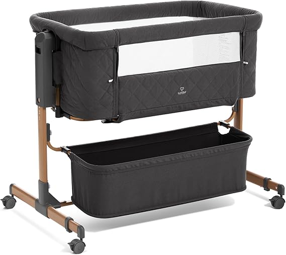 Bassinet, Rocking Bassinet, Bedside Bassinet, 6-Height Adjustable