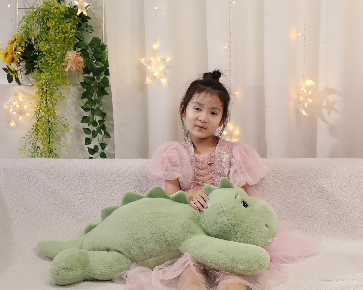 31 inch 5 lbs Dinosaur Weighted Stuffed Animals, Large Weighted Plush Animal