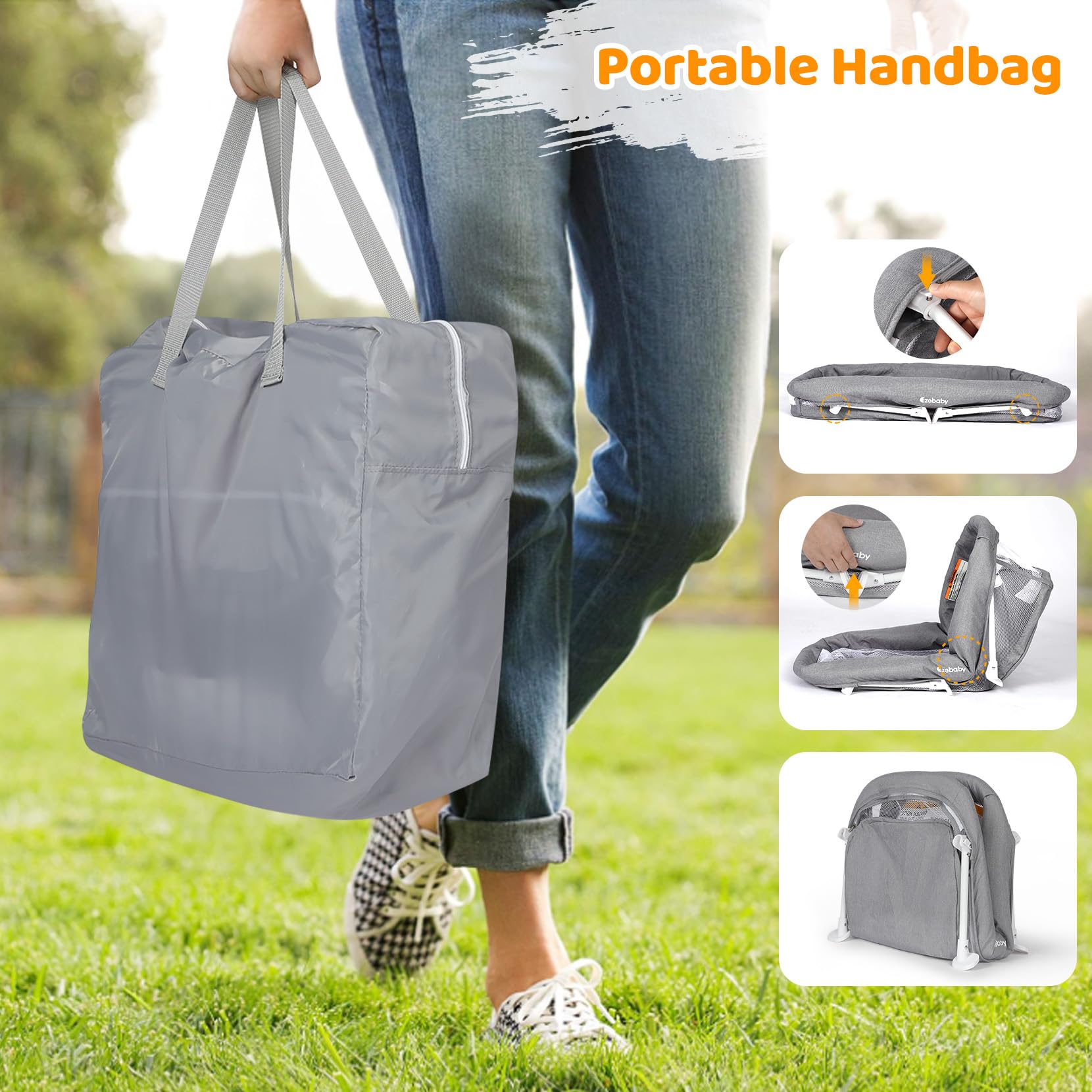 Portable Travel Bassinet for Baby 0-5 Months