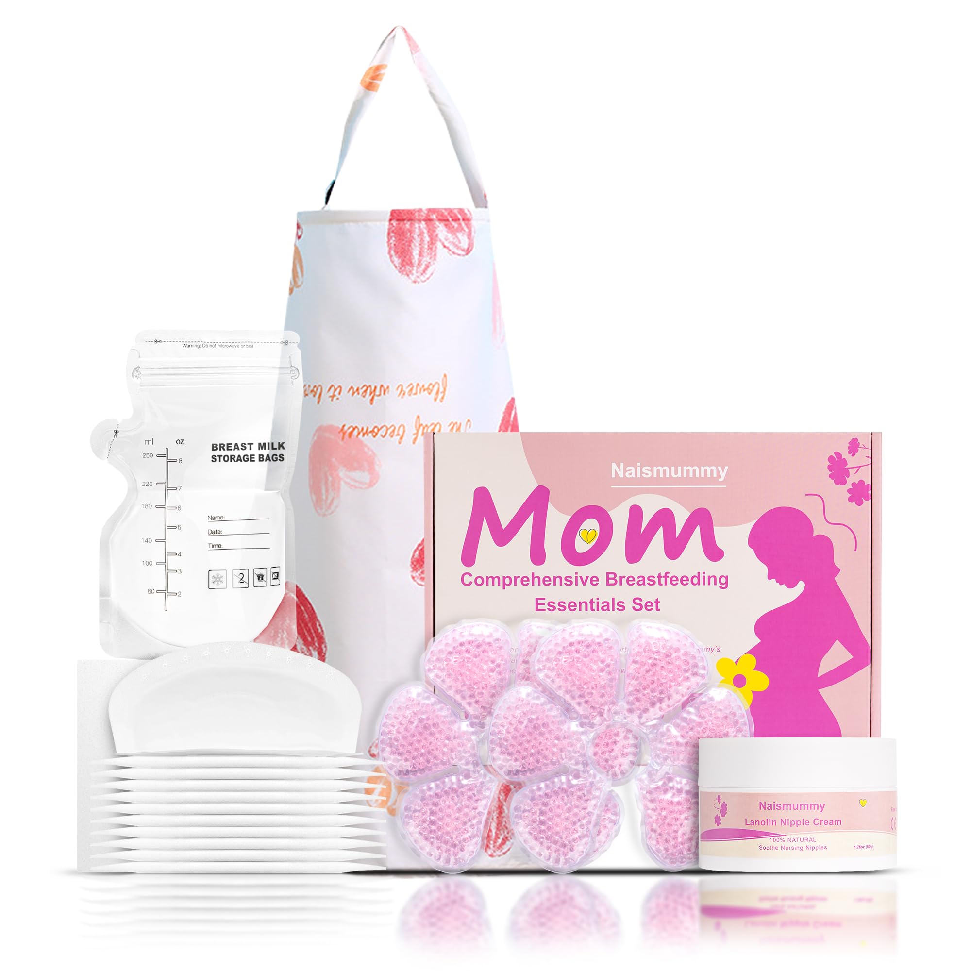 Breastfeeding Essentials Kit for Nursing Moms - Pads