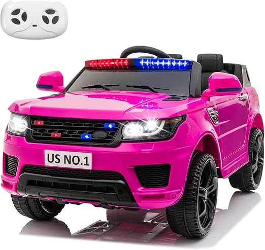Police Car Ride on Electric Car for Kids to Drive Battery Powered Ride-on Toys Cop Cars