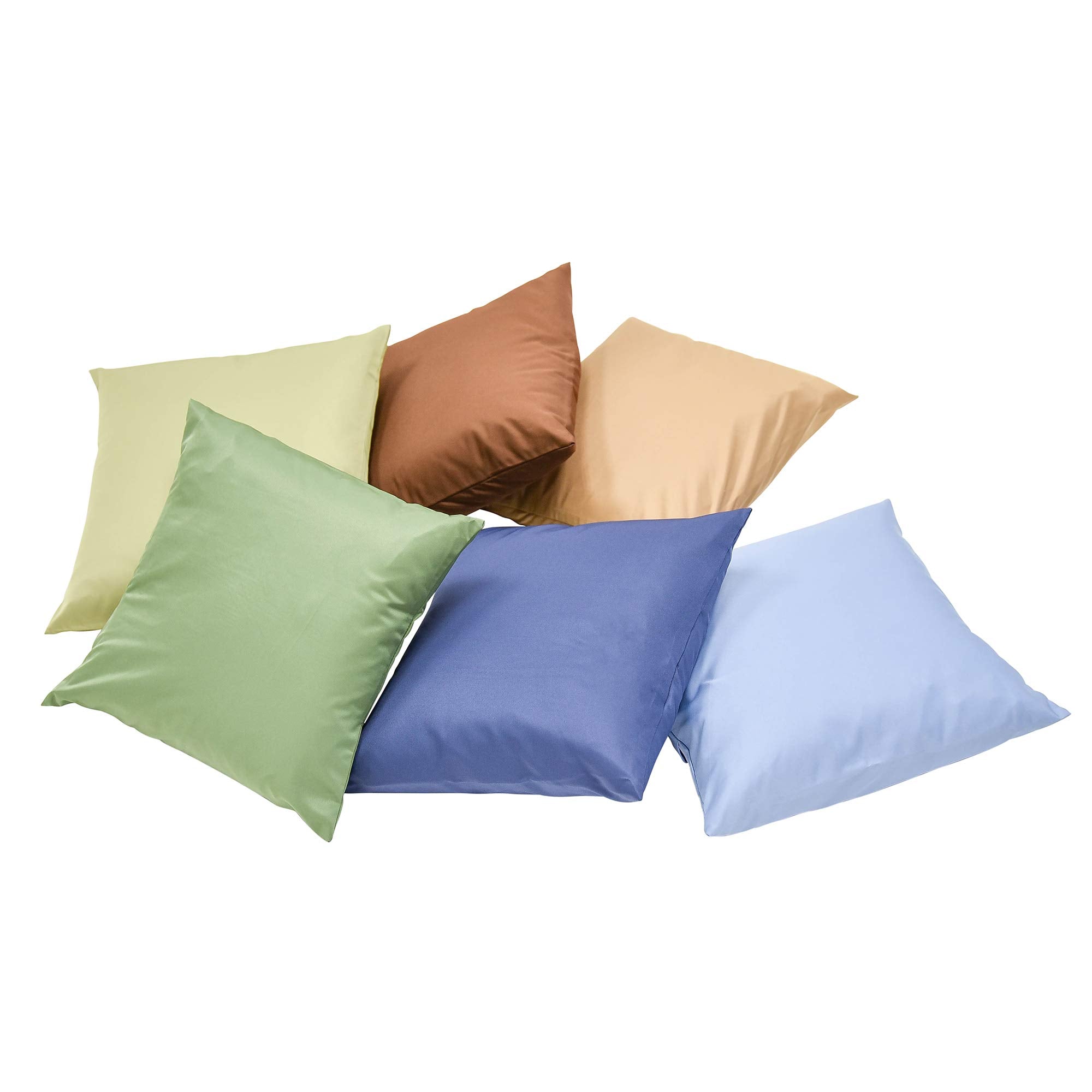 12" Cozy Pillow Set of 6, Flexible Seating for Preschools, Daycares