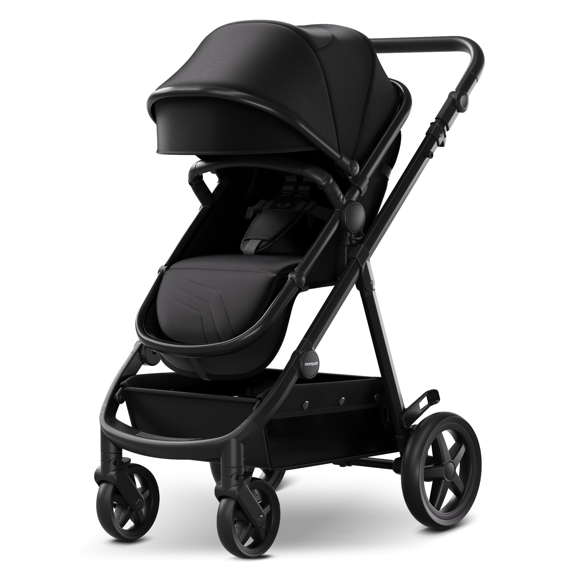 2-in-1 Convertible Baby Stroller with Bassinet
