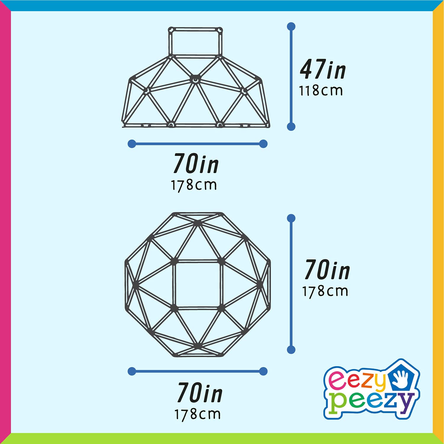 Monkey Bars Climbing Tower for Kids Ages 3-8