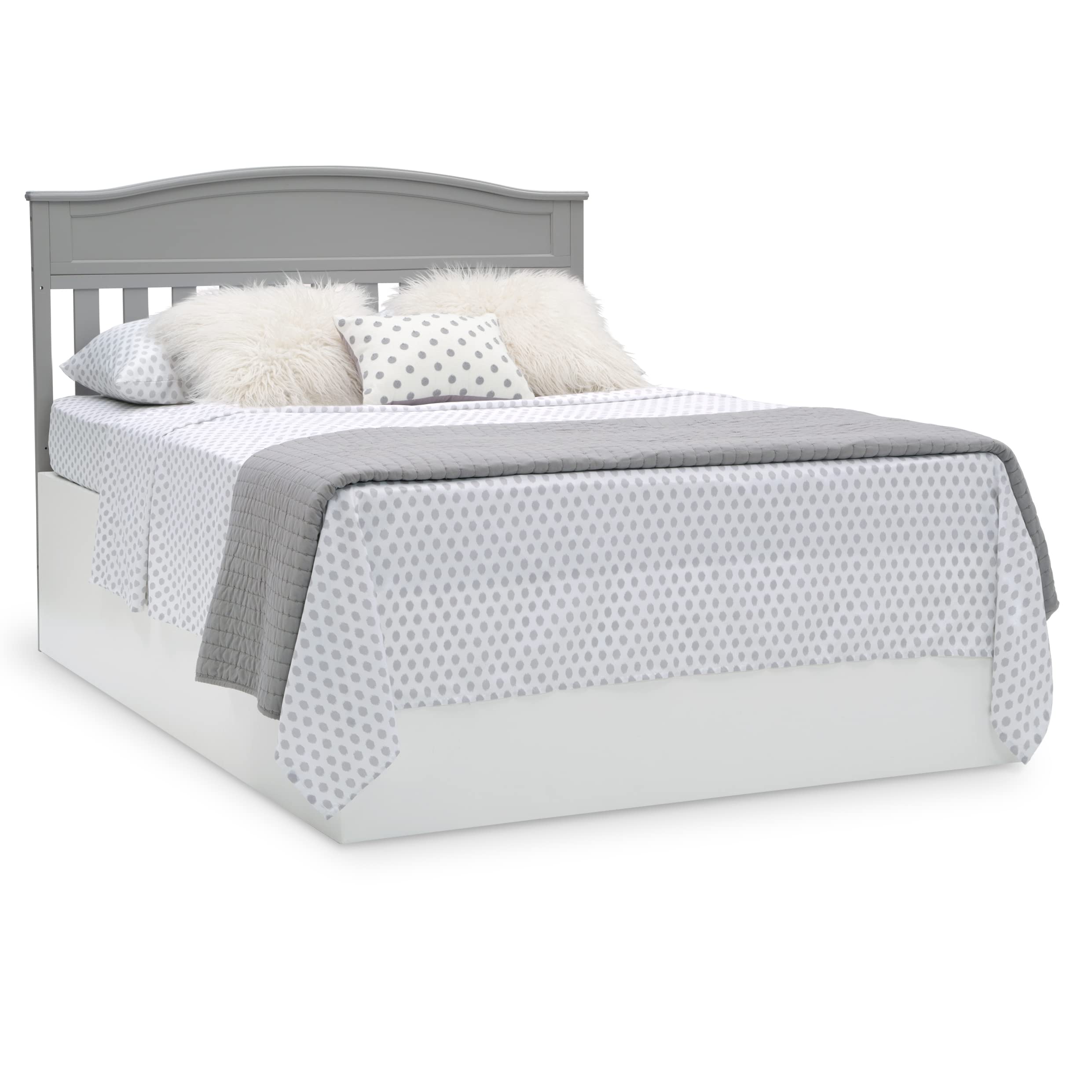 Emery 4-in-1 Convertible Baby Crib, Pack of 1, Grey