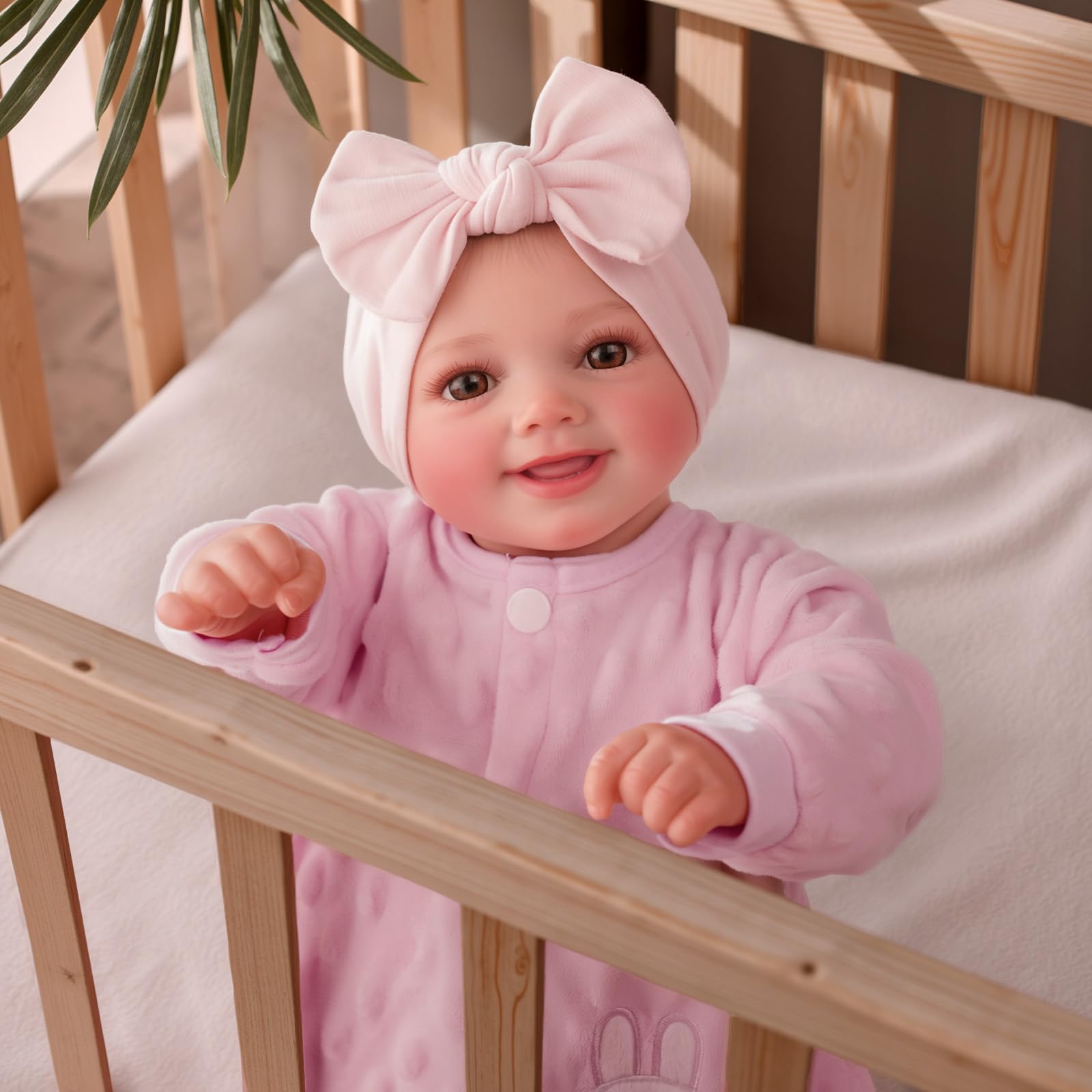 Reborn Baby Dolls Sunny - 17Inch Cute Soft Vinyl Realistic Baby Doll