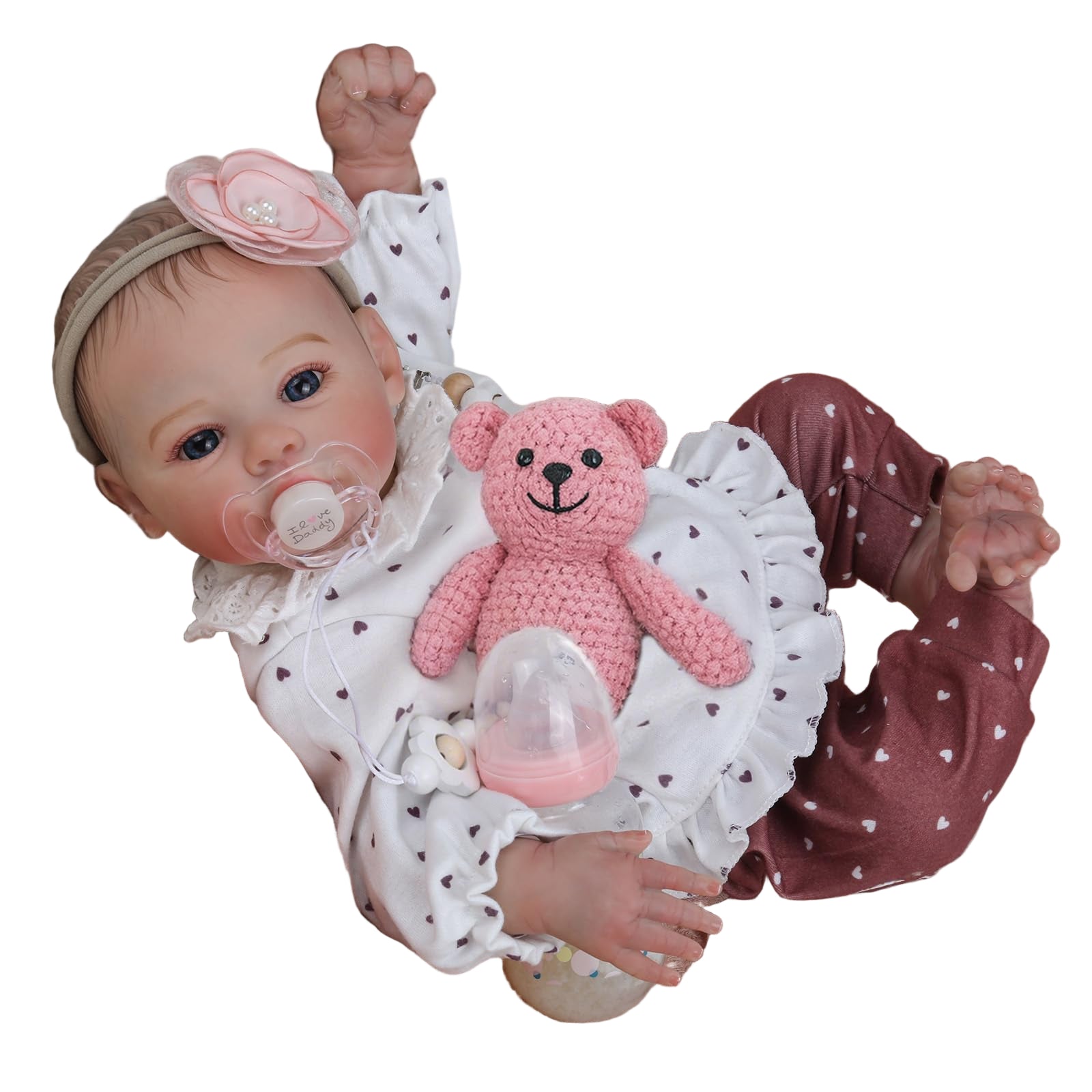 Lifelike Reborn Baby Dolls - 18 Inch Realistic Newborn Baby Dolls Girl, Real Life Baby Dolls