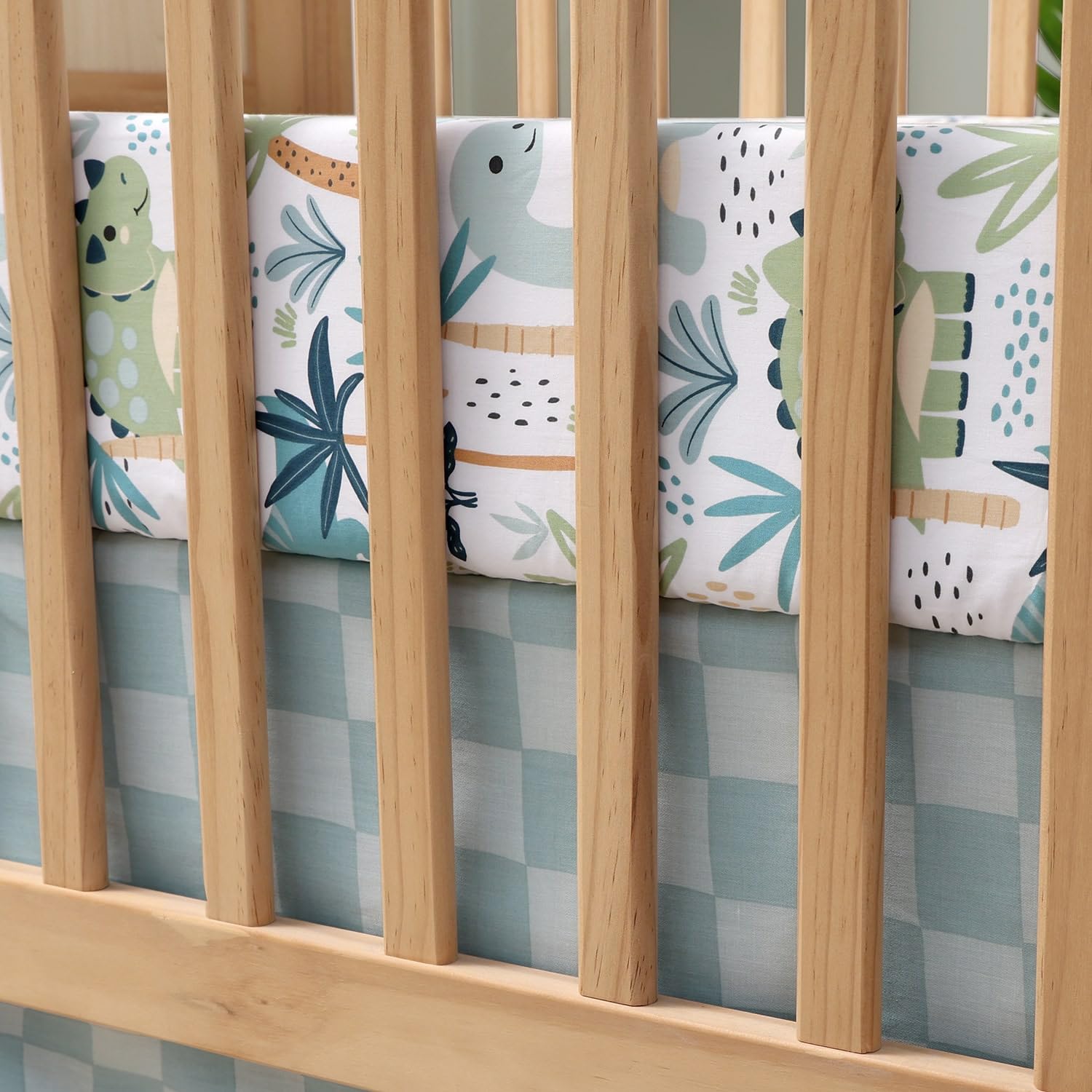 Dinosaur Baby Crib Bedding Set - 3 Piece