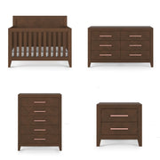 Kieran Crib, Double Dresser, Chest, and Nightstand Nursery Set