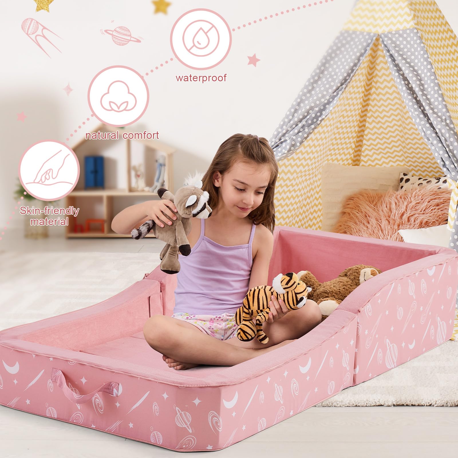 Foldable Portable Toddler Travel Bed
