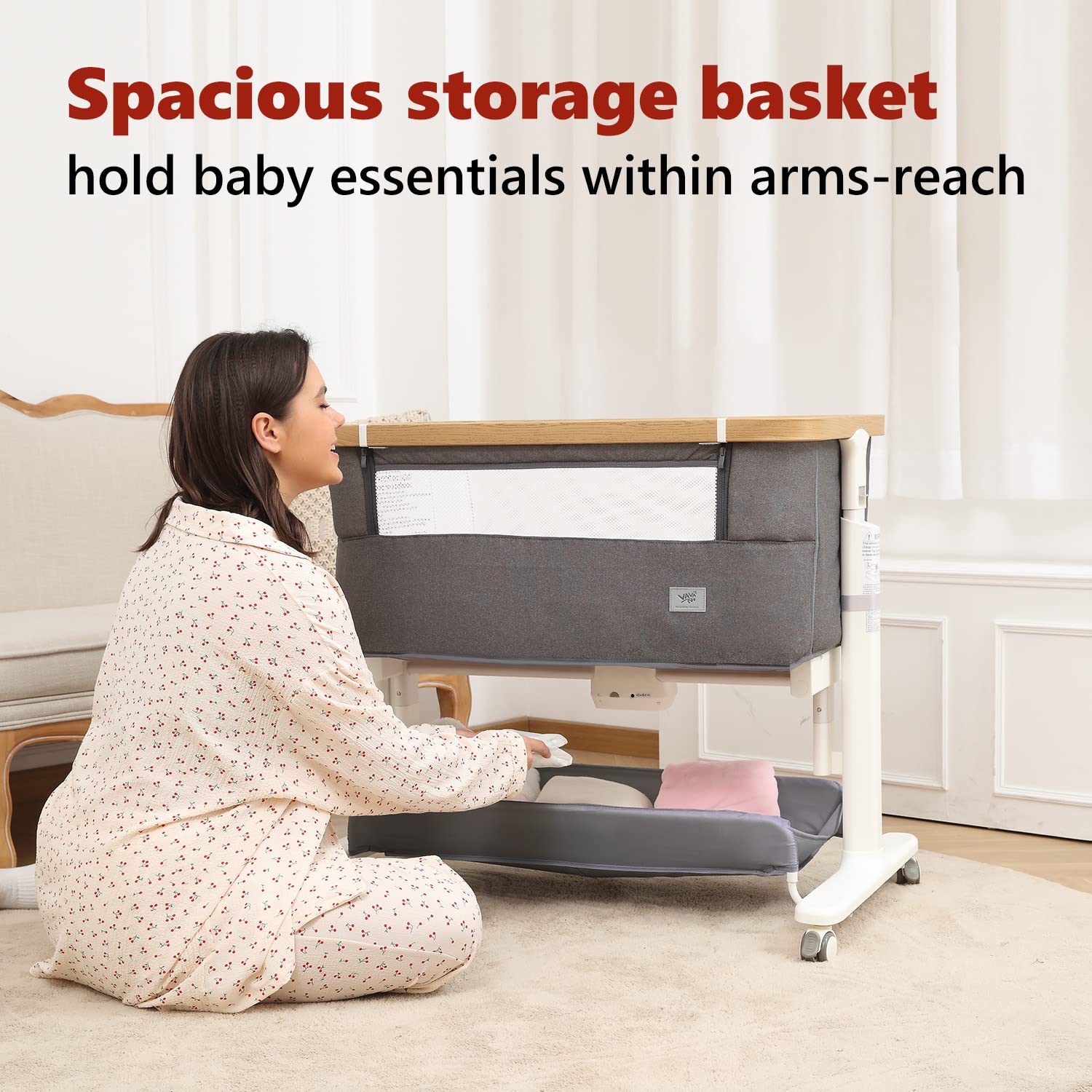 Electric Rocking Bassinet with Auto Motion and Music