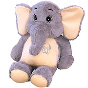 Large Soft Huggable Elephant Plush Toy, 27'' - Cute Fluffy Stuffed Elephant for Baby