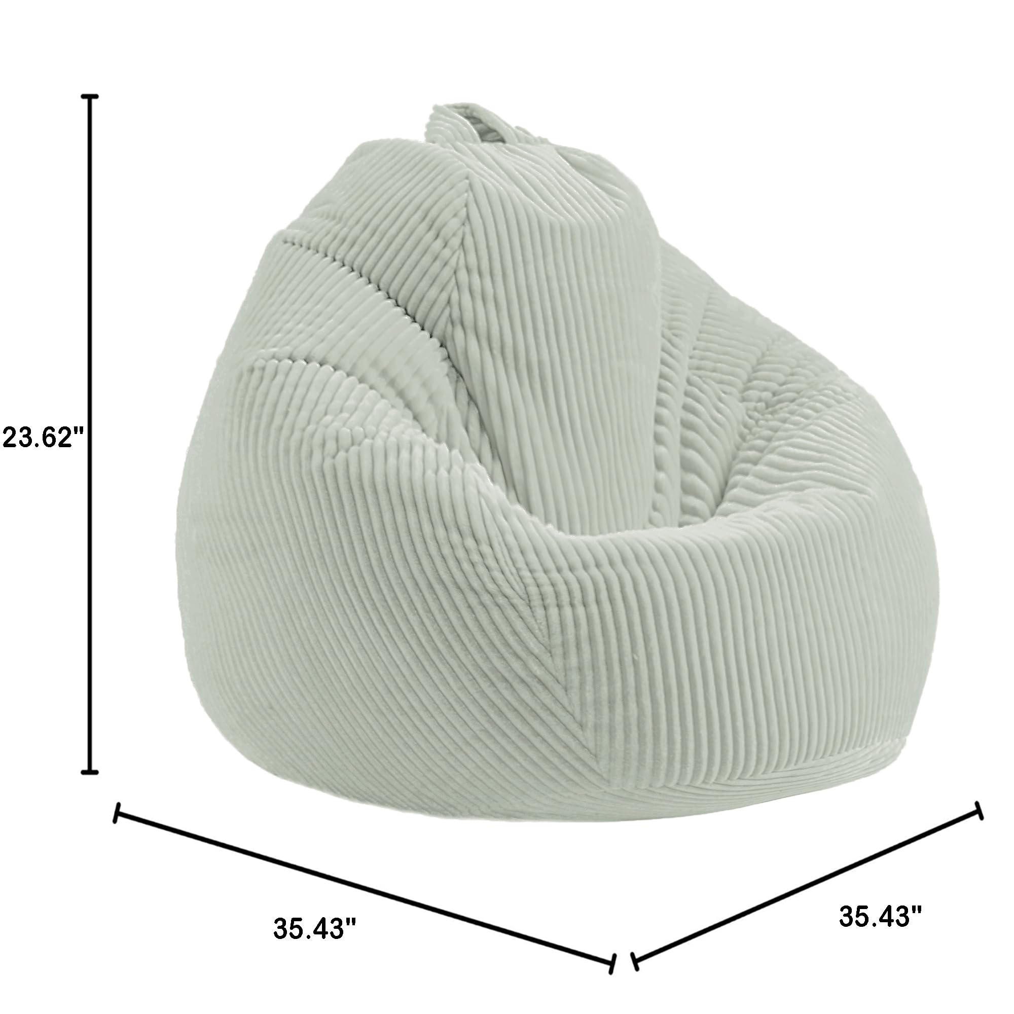 Memory Foam Bean Bag Chair for Kids and Teens
