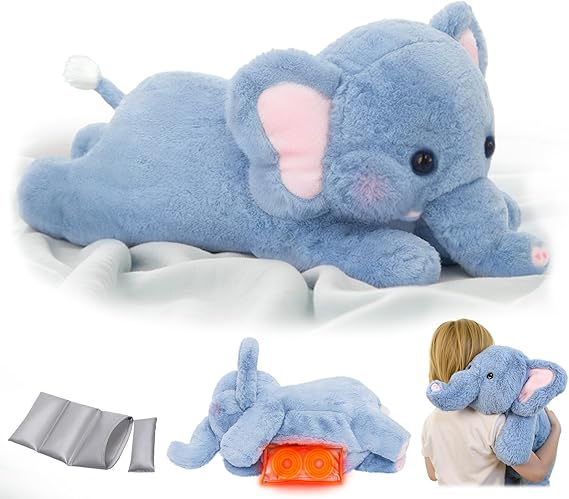 Weighted Stuffed Animals with Microwavable Heating Pad - 5lb or 2.13lb Adjustable