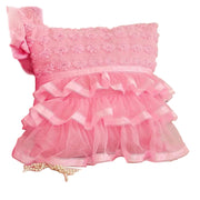Princess Style Lace Pink Bedding Set Luxury Twin Queen King Size Bed Set
