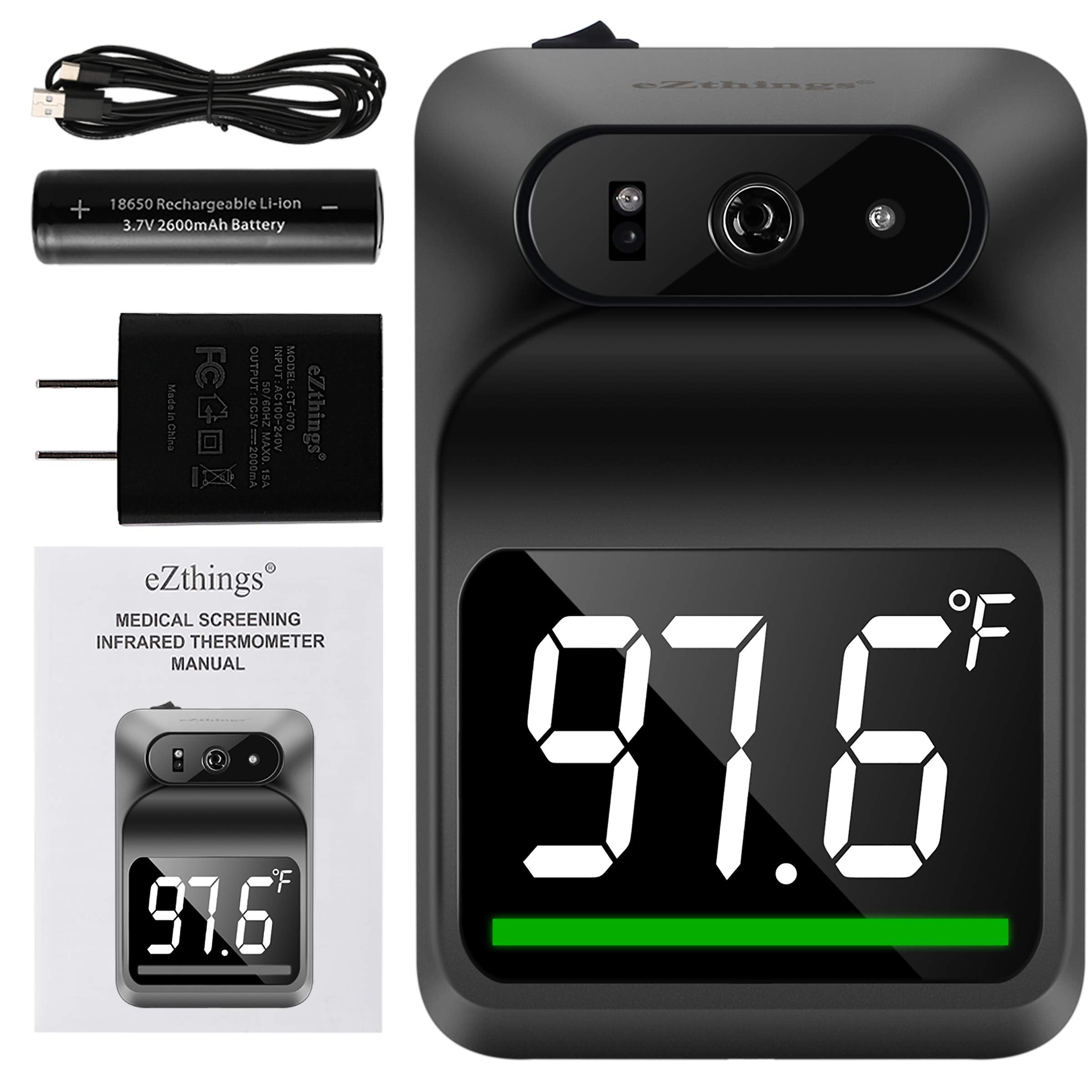 Non-Contact Medical Screening Forehead Thermometer for Physician Offices and Hospitals