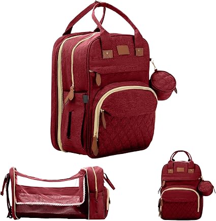 Baby Diaper Bag Backpack with Changing Station, Waterproof