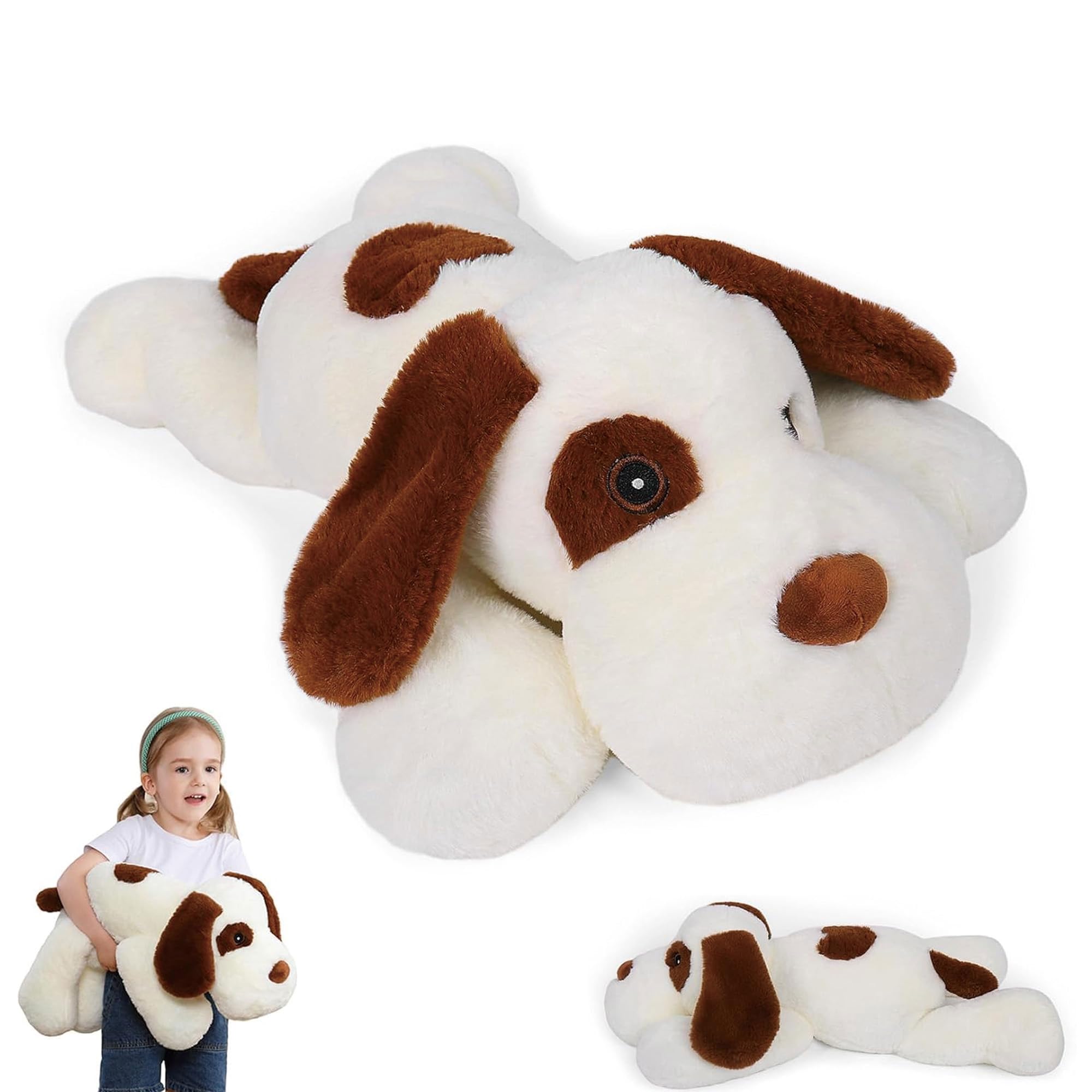 5lbs 24in Dog Weighted Stuffed Animals, Large Weighted Dog Plush