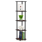 Turn-N-Tube 5 Tier Corner Display Rack Multipurpose Shelving Unit
