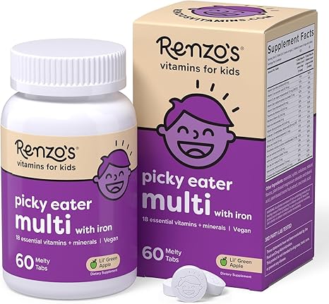 Picky Eater Kids Multivitamin with Iron, Dissolving Kids Vitamins