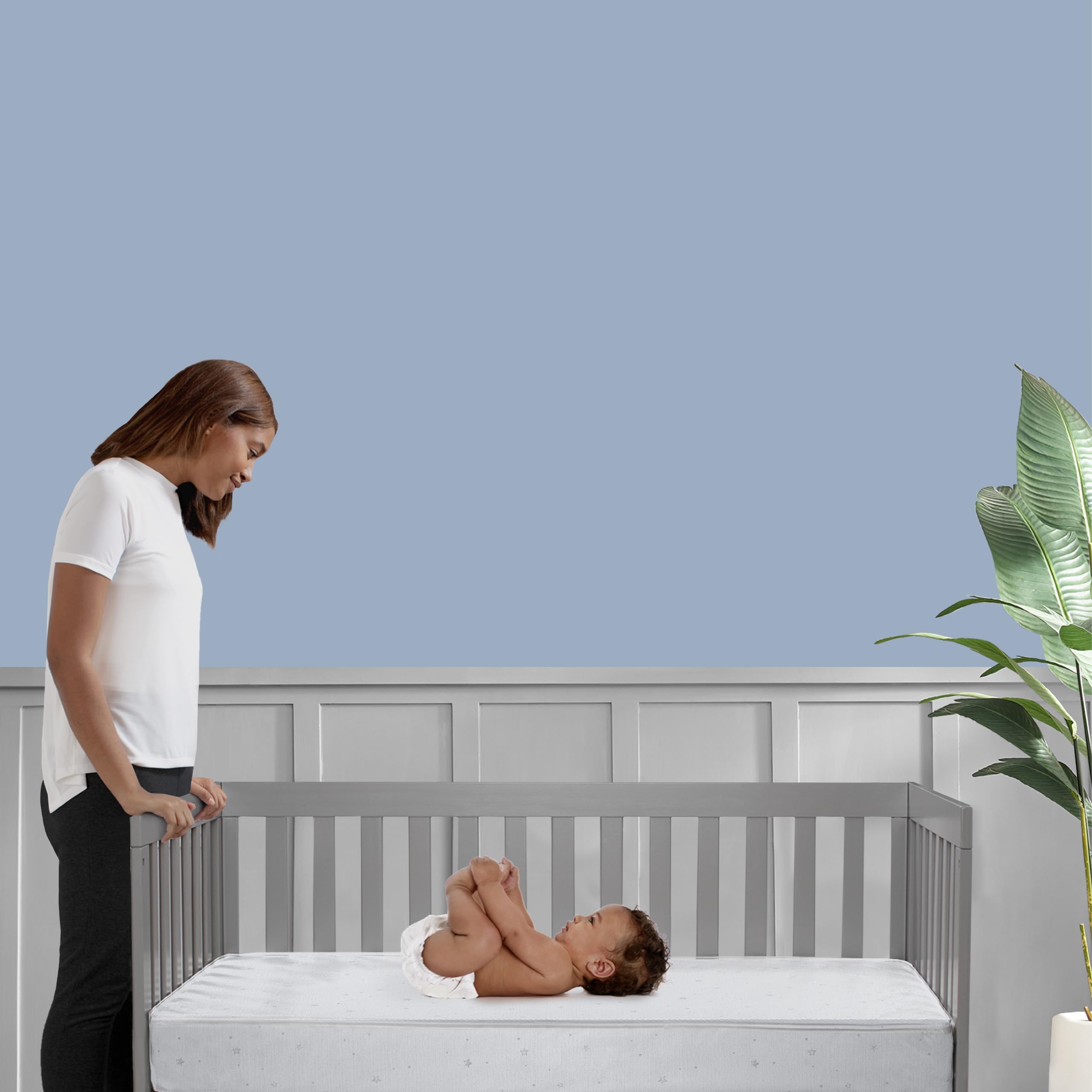 Dual Sided Crib and Toddler Mattress