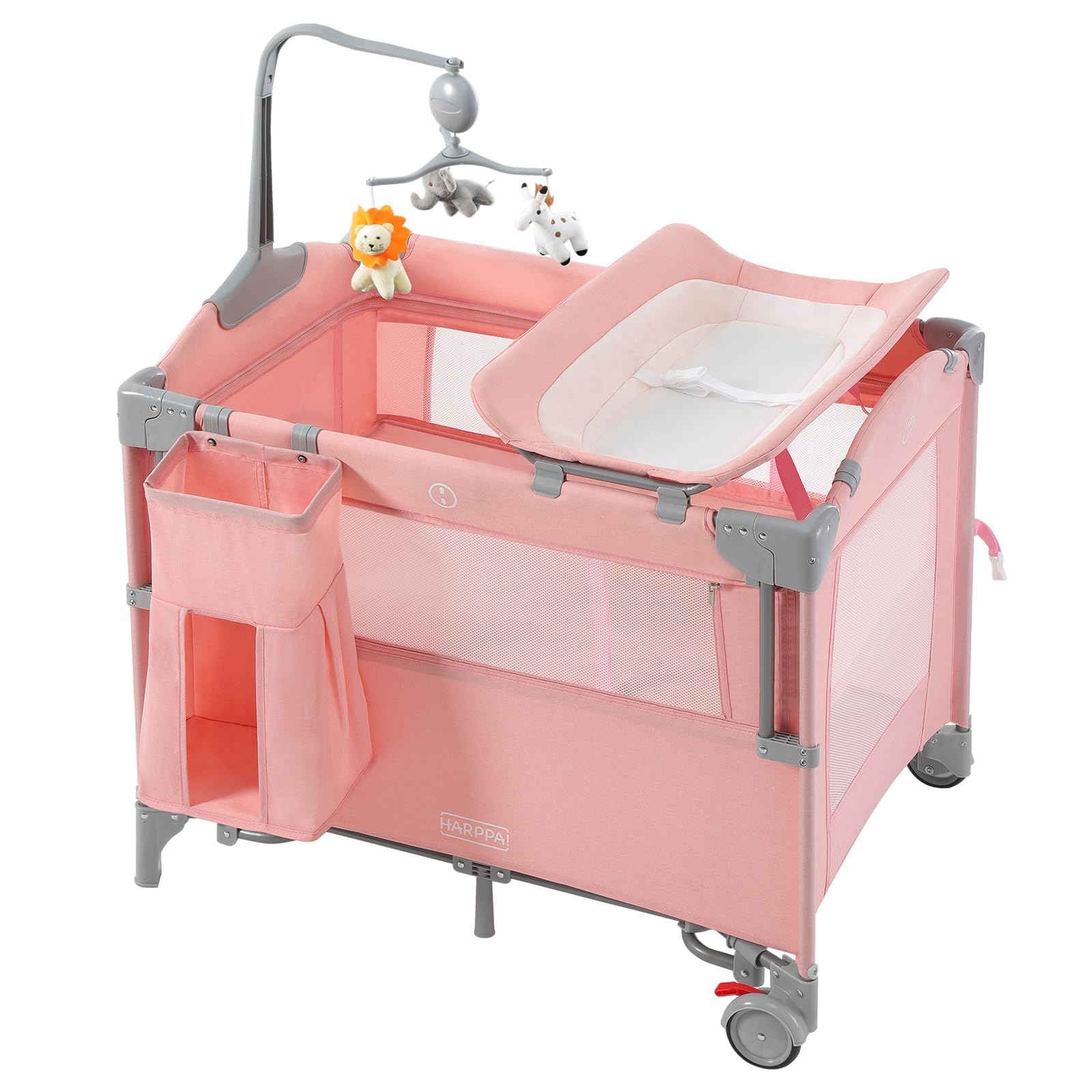 Pack and Play 5 in 1, Portable Baby Playard for Travel