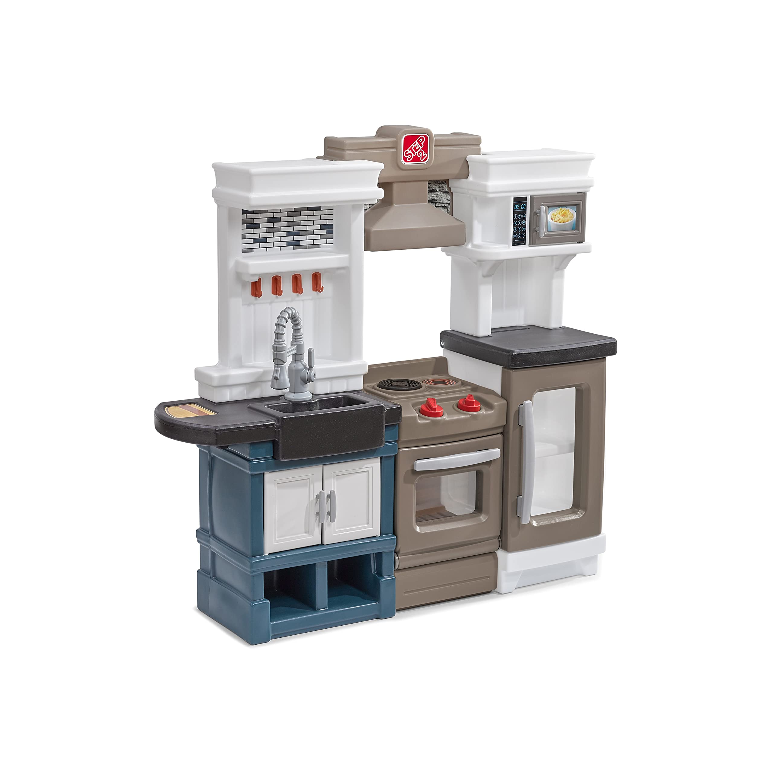 Modern Metro Kitchen Set for Kids – Includes 30+ Toy Kitchen Accessories