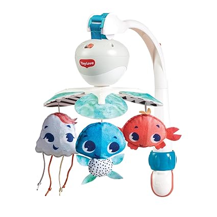 Meadow Days Baby Mobile for Crib, Newborn Baby Toys, Portable Mobile