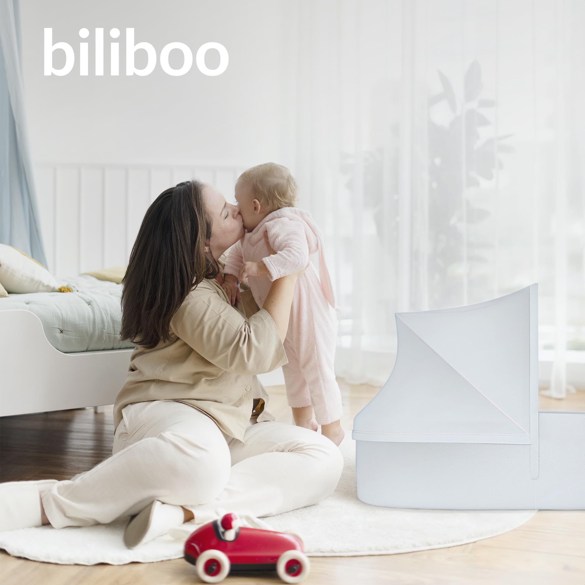 Baby Lounger Nest with Mesh Canopy