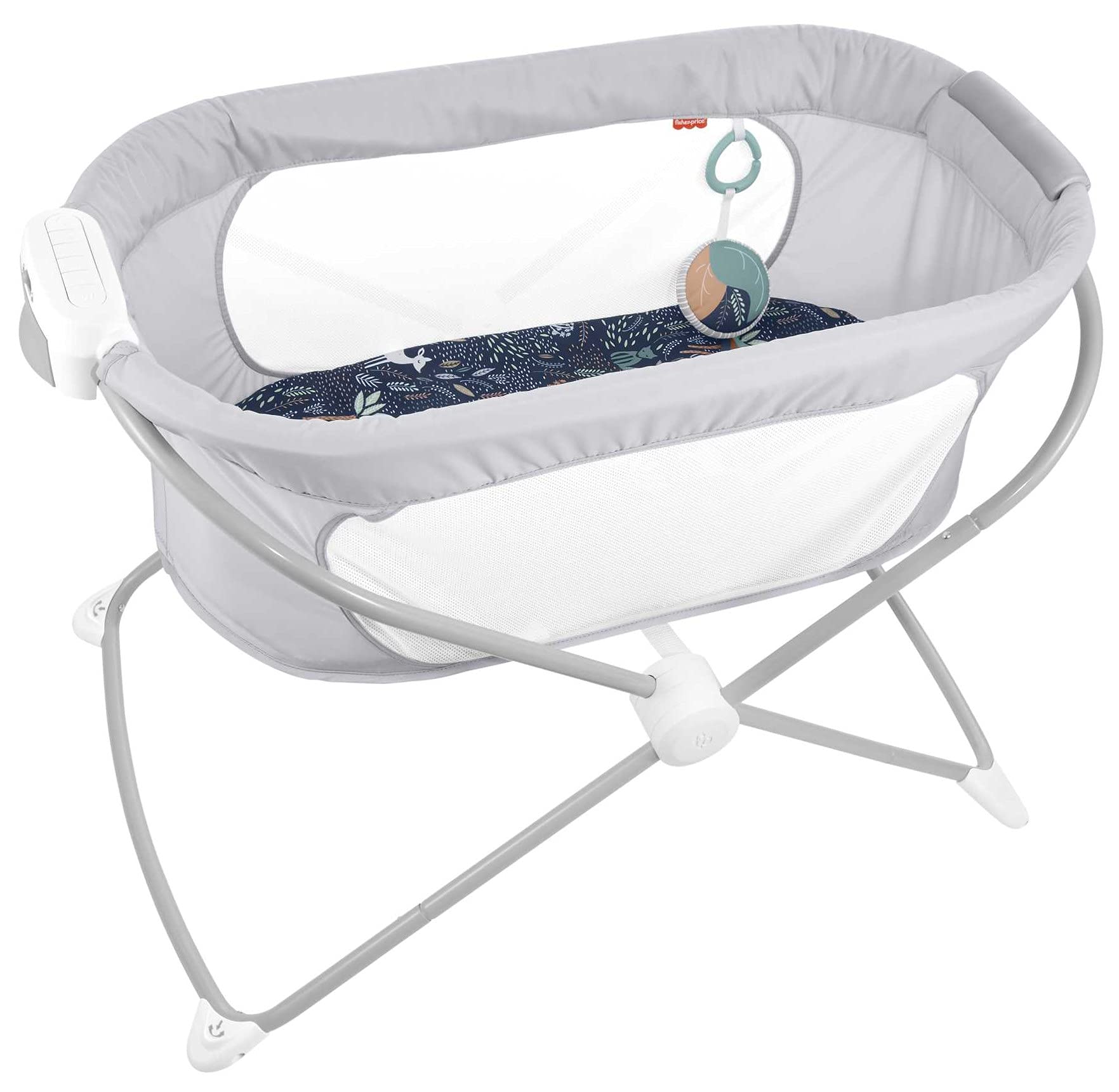 Portable Baby Bassinet with Music & Vibrations