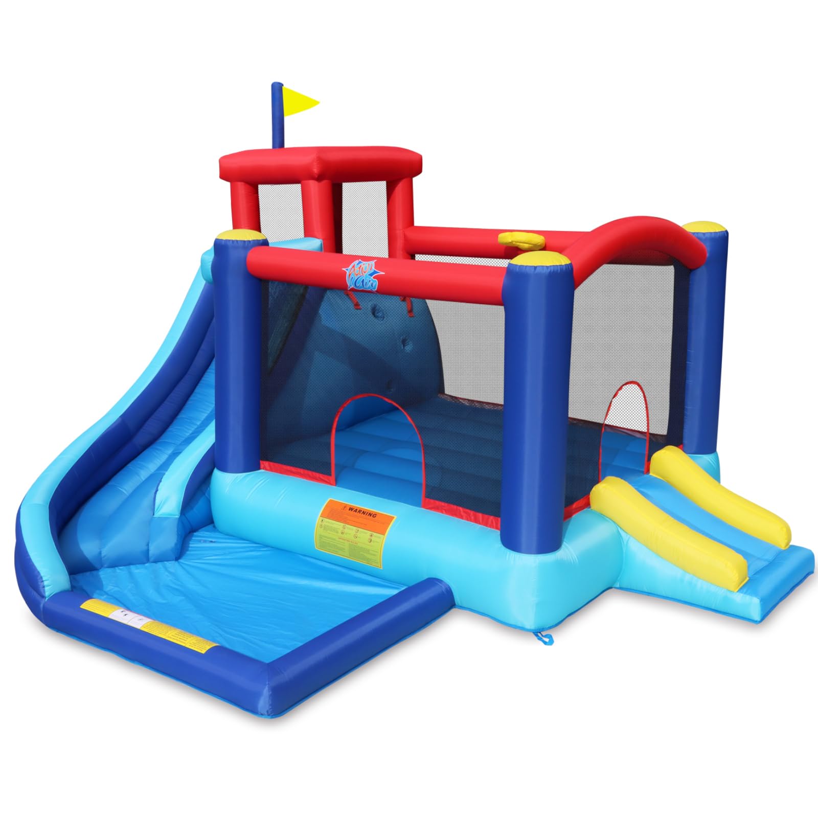 Inflatable Bounce House with Slide and Blower
