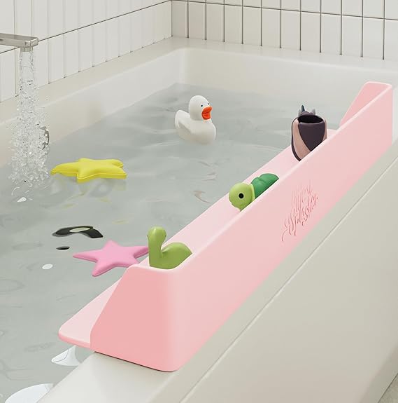 Splasher PlayPad, Bathtub Splash Guard Play Shelf - Toy Tray Caddy