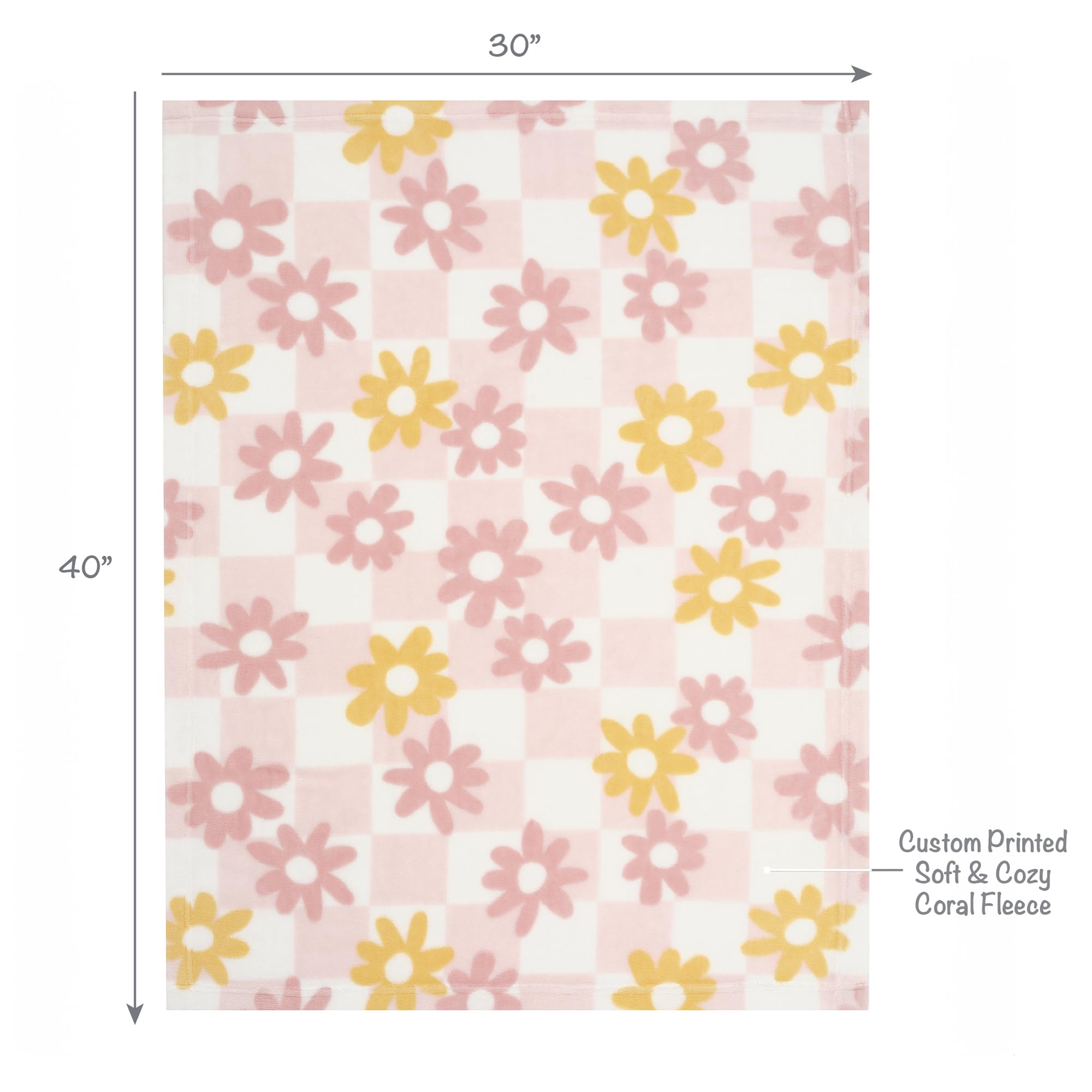 3-Piece Daisy Crib Bedding Set