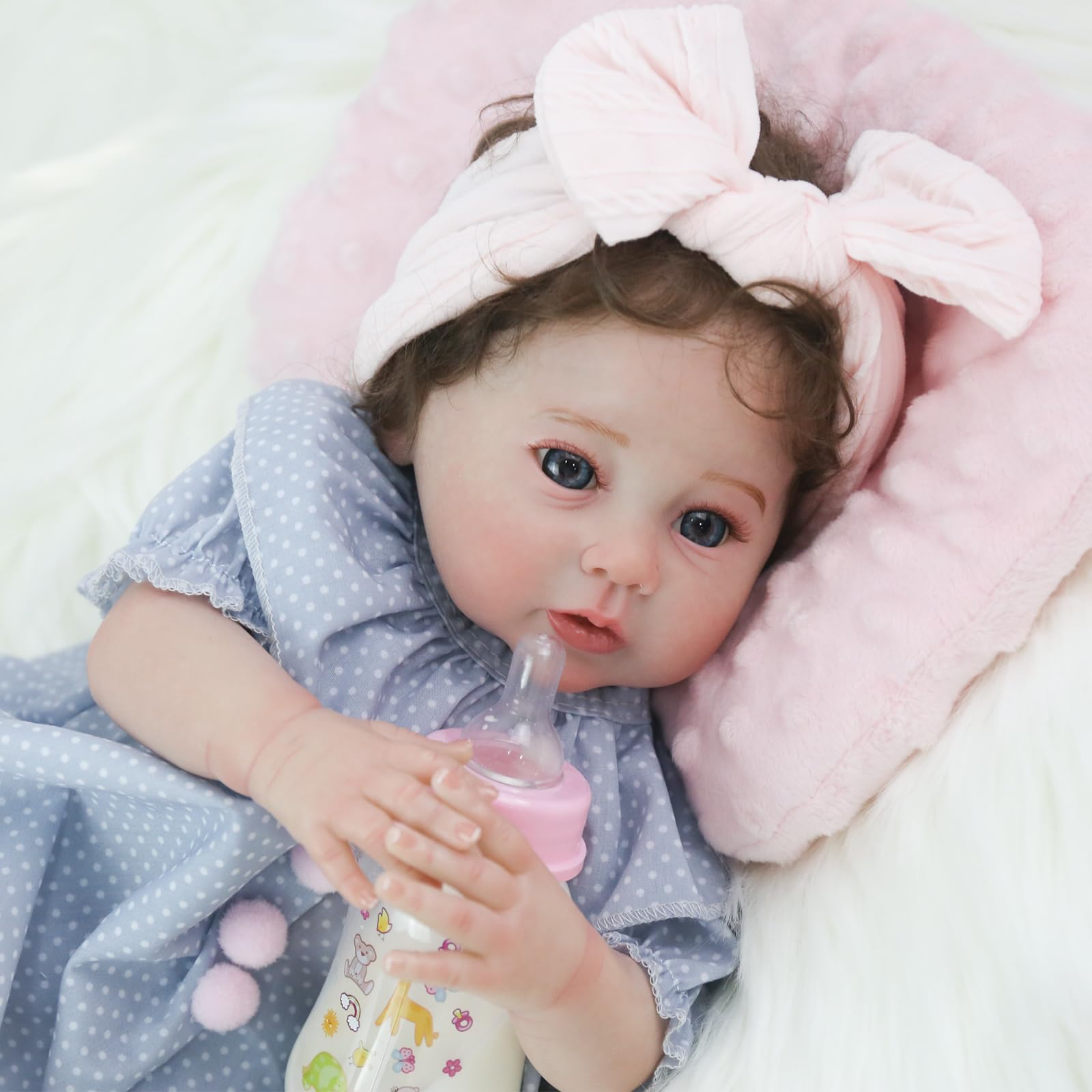 Realistic Reborn Baby Doll – 18 Inch Real Life Lifelike Adorable Newborn Baby Girl