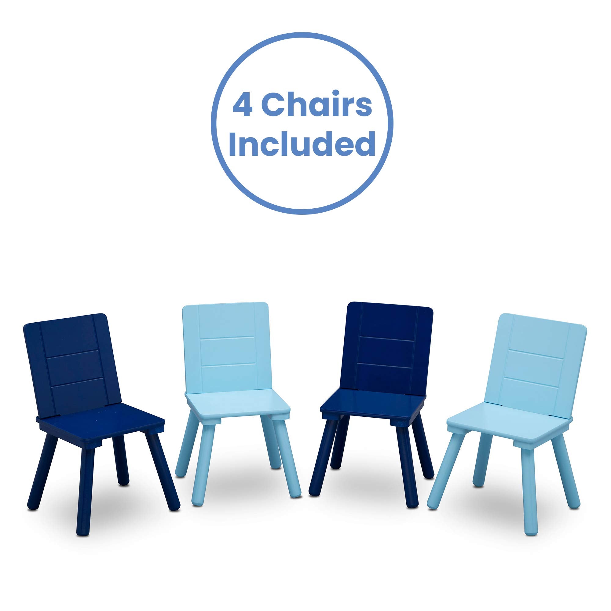Kids Table and Chair Set with 4 Chairs