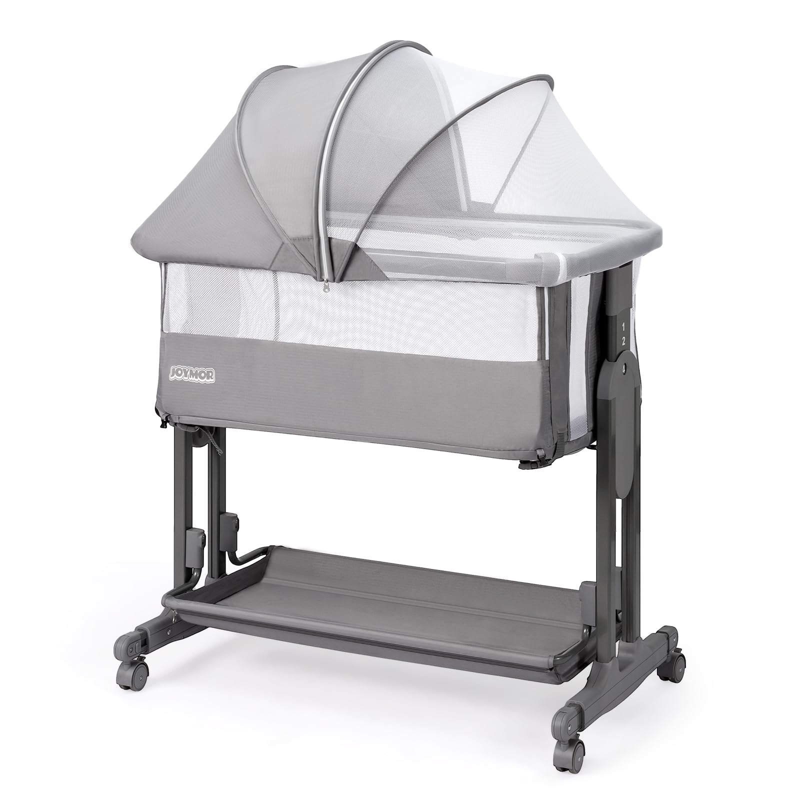 Bedside Baby Bassinet with Adjustable Height