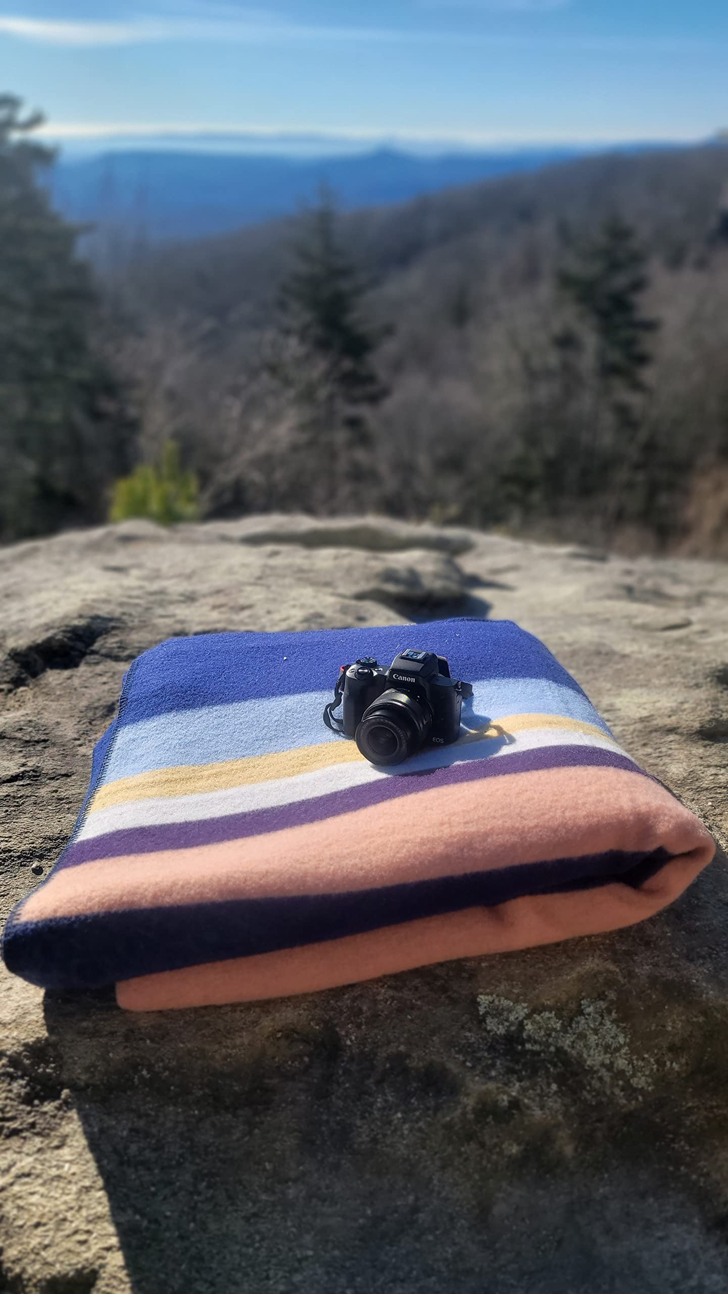 Merino Wool Blanket Full Queen Pacific Nights