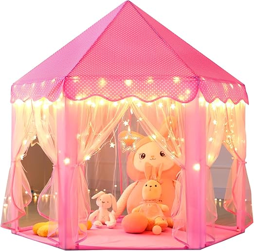 Princess Tent Girls Large Playhouse Kids Castle Play Tent