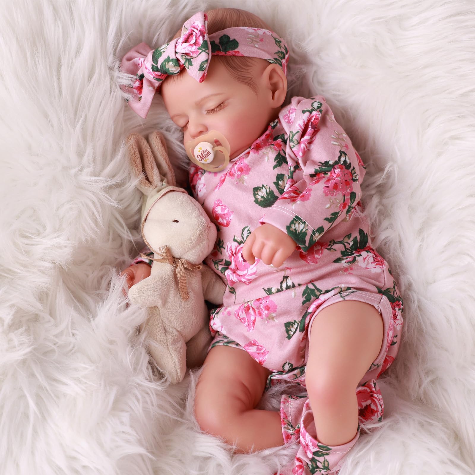 Lifelike Reborn Baby Dolls - 20 inch Sleeping Realistic Newborn Baby Dolls Soft Body