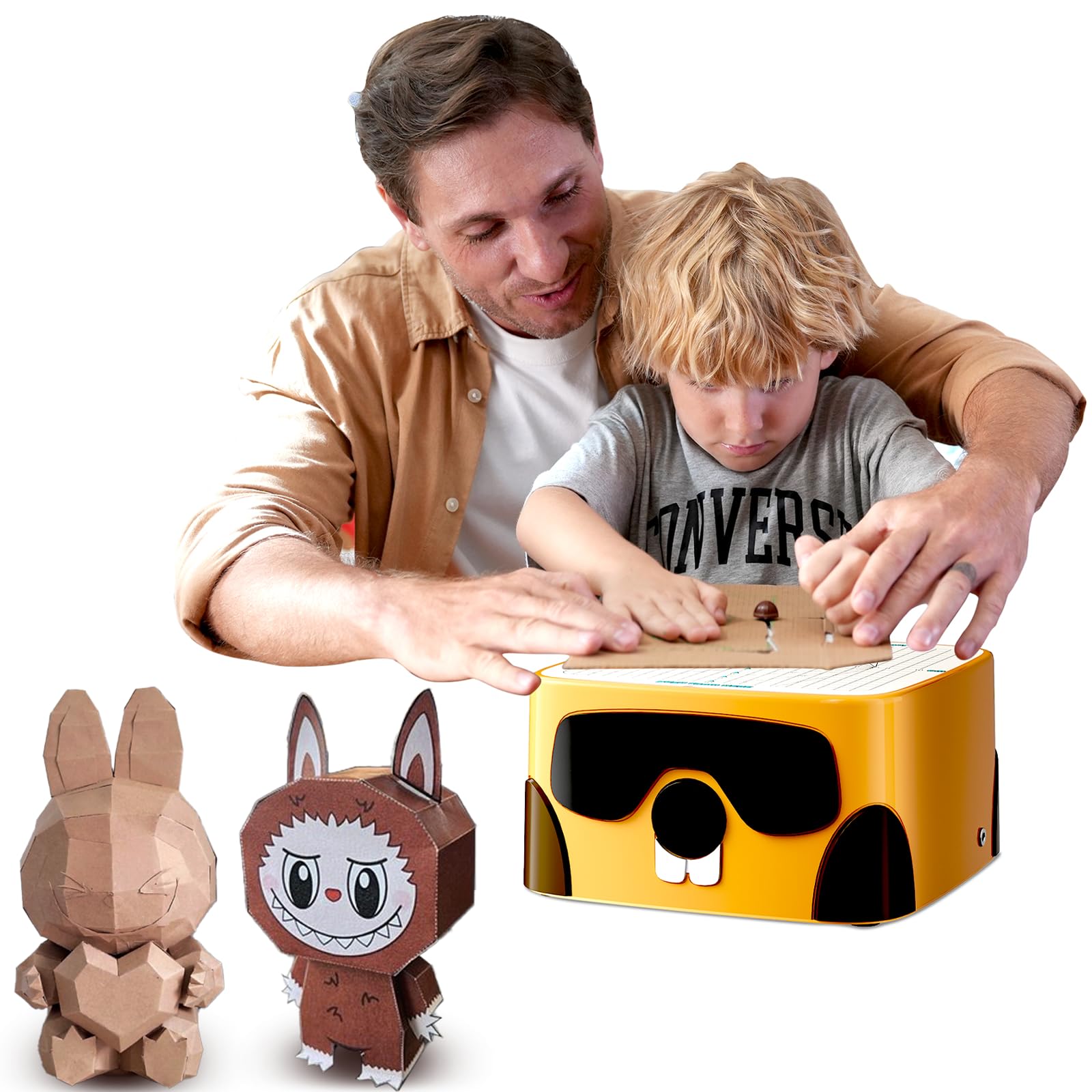 Stem Learning Toy Kids Cardboard Cutter Parent-Child Interactive Paper Craft Kits