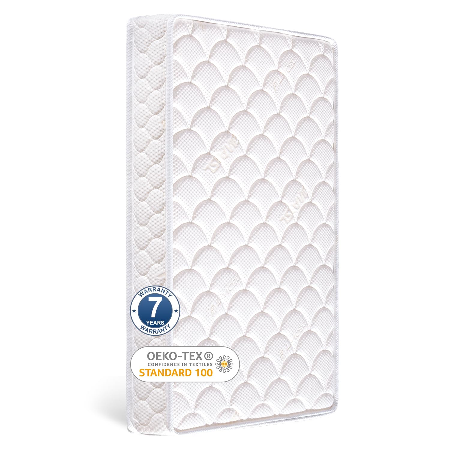 Dual-Sided Crib & Toddler Mattress 52"x27.6"x5" Knitted Fabric