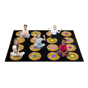 Classroom Rug 6'5"x8'5" Learning Rug Elementary Classroom Seating Carpet