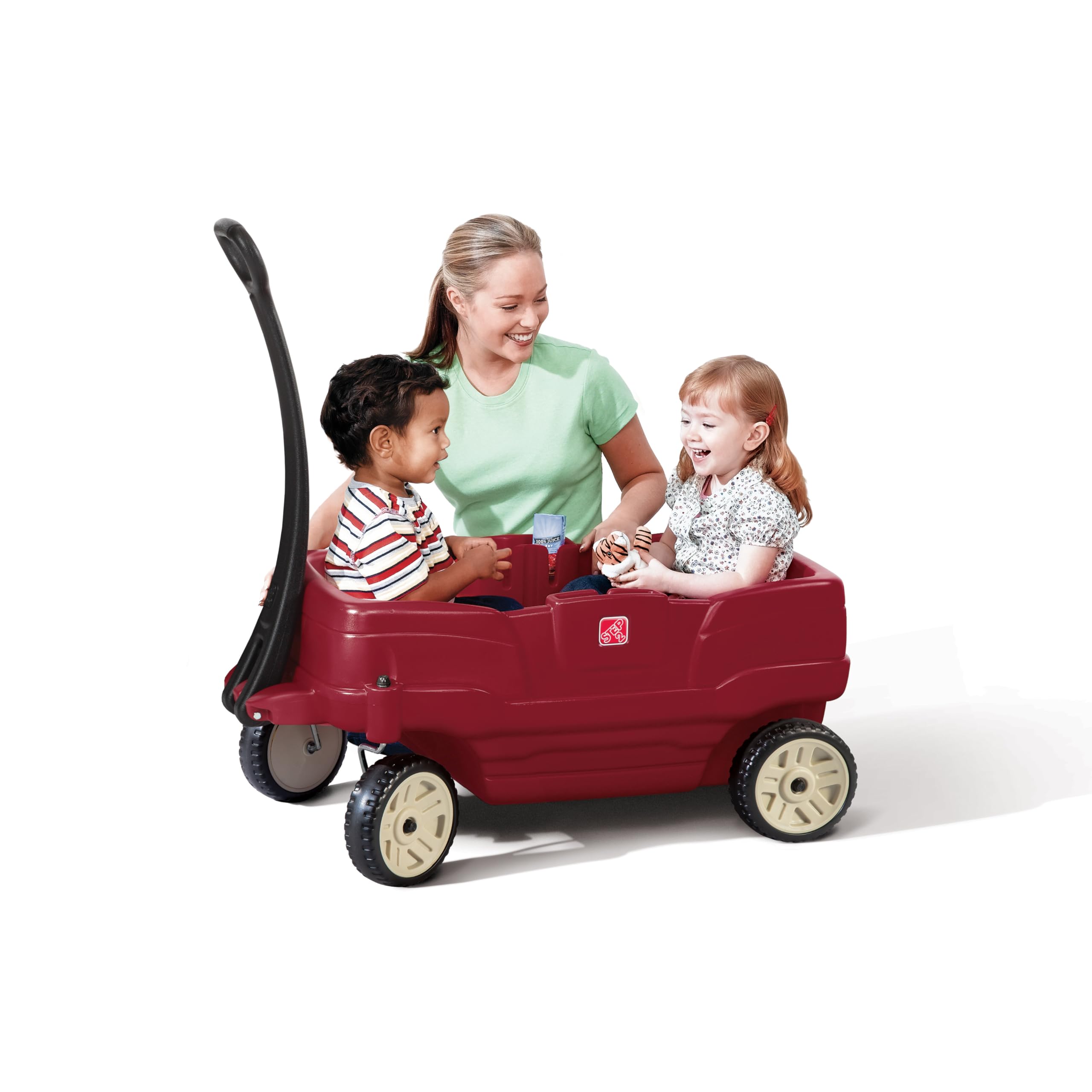 Neighborhood Wagon, Kids Ride On Toy, Stroller Substitute, Includes Seat Belts