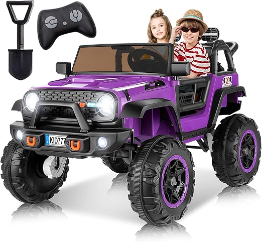 24V Ride on Car for Kids,2 Seater Electric Truck with Remote Control
