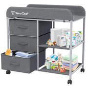 Gear Portable Changing Table with Storage, Diaper Changing Station