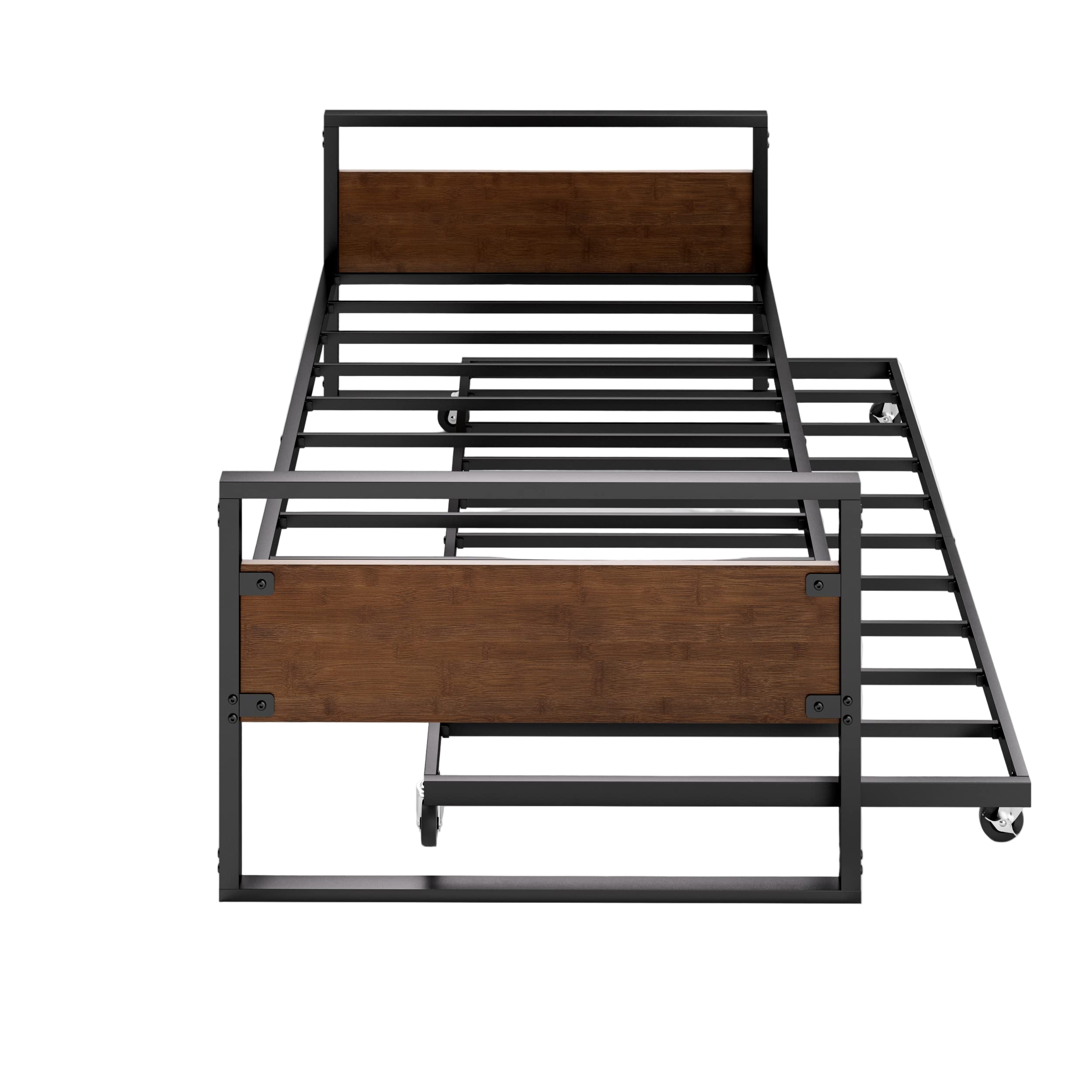 Suzanne Bamboo and Metal Daybed with Trundle