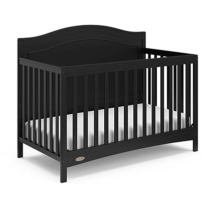 Paris 4-in-1 Convertible Crib (White) – GREENGUARD Gold Certified