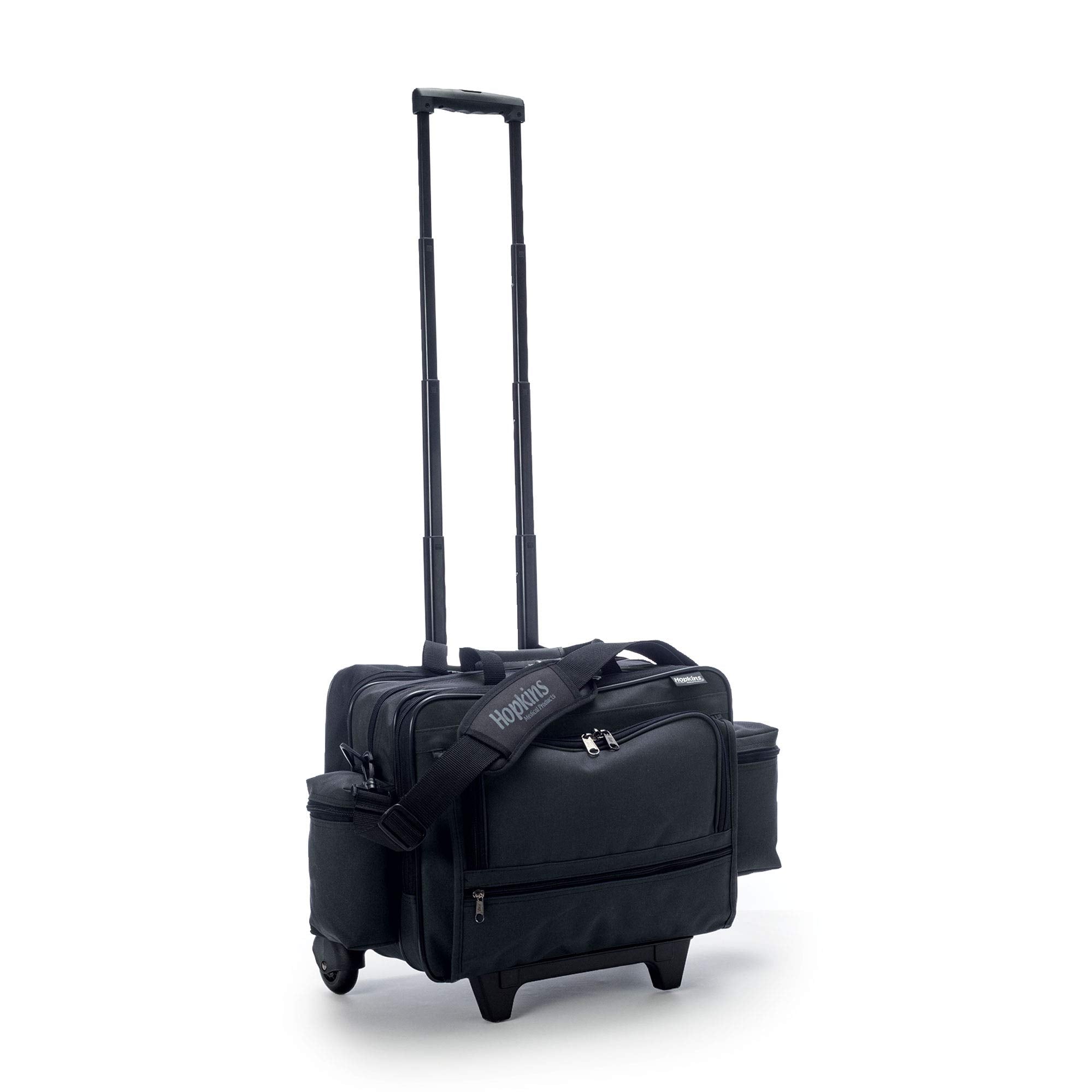 Rolling Med Bag with EZ-View: Waterproof, Ultimate Mobility for Healthcare Pros